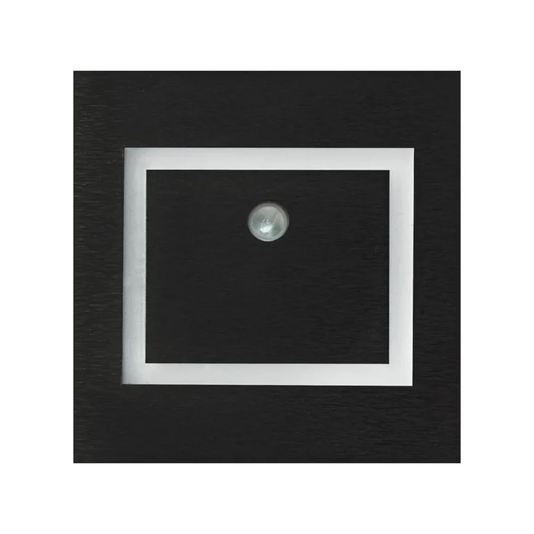 Eko-Light EVRA BLACK stenska LED svetilka za stopnice, 4000 K, 12 V, s senzorjem gibanja