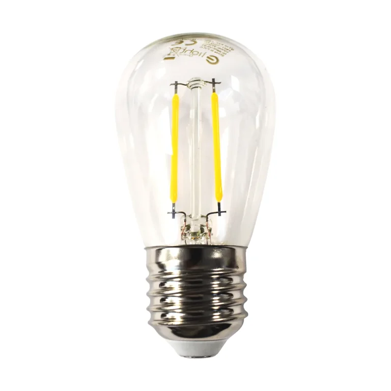 Dekorativna filamentna LED žarnica E27 ST45, 1,5 W, 2700 K