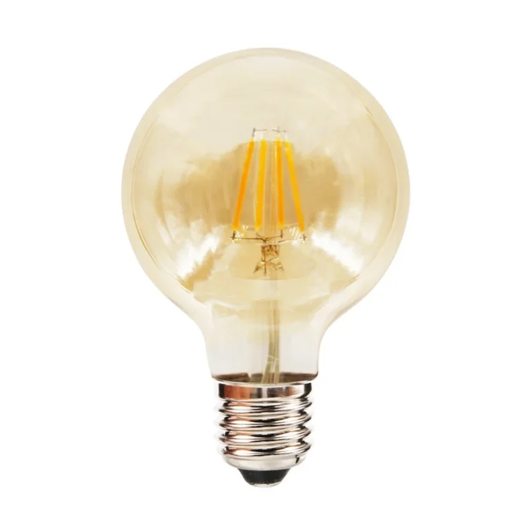 Dekorativna filamentna LED žarnica Eko-Light G80 E27 6 W, 2700 K, jantarna