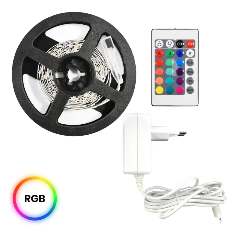 Eko-Light RGB LED trak 3 m IP54 s krmilnikom in daljincem