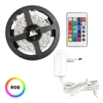Eko-Light LED RGB trak 5 m IP54 s krmilnikom in daljinskim upravljalnikom