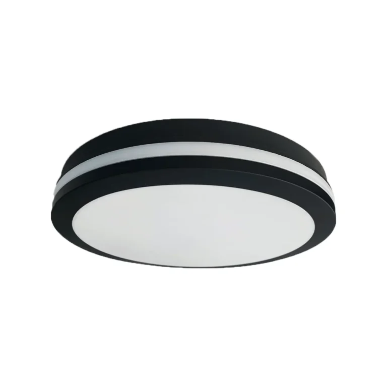 Eko-Light plafonjera Marlon 12 W 4000 K črna IP54