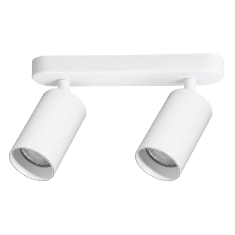 Beli stropni reflektor Milagro Pipe 2x GU10