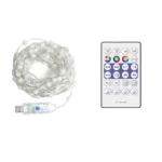 Eko-Light Wizard Kulka RGB svetlobna veriga, 5 m, 100 LED-diod