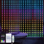 Eko-Light LED svetlobna zavesa Wizard Kulka, 2 × 2 m, 400 RGB LED