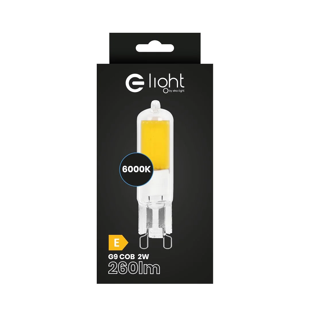 COB LED žarnica G9
